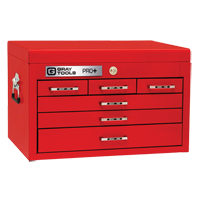 PRO+ Series Top Chest, 26" W, 6 Drawers, Red Les Fournitures Industrielles Méga