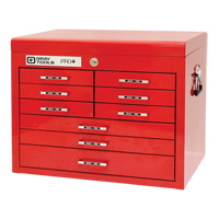 PRO+ Series Top Chest, 26" W, 9 Drawers, Red Les Fournitures Industrielles Méga
