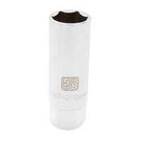 Spark Plug Socket, 3/8" Drive, 13/16" Socket, 2-1/2" L Les Fournitures Industrielles Méga
