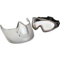 Capstone&reg; Shield Safety Goggles with Removable Faceshield, Clear Lens, Anti-Fog, Direct/Closed Vent Les Fournitures Industrielles Méga
