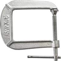 Serre-joint en C de s&eacute;rie l&eacute;g&egrave;re, Capacit&eacute; de 3" (76 mm), Profondeur de gorge de 4-1/2" (114 mm) Les Fournitures Industrielles Méga