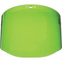 Faceshield Window, Polycarbonate, Green Tint Les Fournitures Industrielles Méga