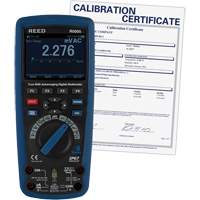 Multim&egrave;tre industriel num&eacute;rique v. e. v. avec certificat de calibration, Tension c.a./c.c., Courant c.a./c.c. Les Fournitures Industrielles Méga