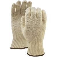 Gants White Knight, Poly/coton, Grand Les Fournitures Industrielles Méga
