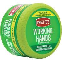 Cr&egrave;me pour les mains Working Hands, Pot, 6,8 oz Les Fournitures Industrielles Méga