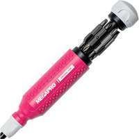 Original Pink 15-in-1 Multi-Bit Screwdriver, 8-37/50" L, Textured Handle Les Fournitures Industrielles Méga