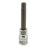 Longue douille &agrave; embout SAE, 3/8" x 3,94" lo, Prise 1/2" Les Fournitures Industrielles Méga