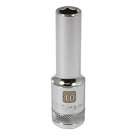 Douille m&eacute;trique, 10 mm, Prise 1/2", 6 pans, Profond Les Fournitures Industrielles Méga