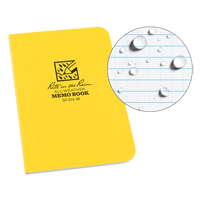 Livre m&eacute;mo, Couverture souple, Jaune, 112 Pages, 3-1/2" , 5"  Les Fournitures Industrielles Méga