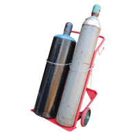 Cylinder Cart, Mold-on Rubber Wheels, 25-1/2"W x 7"L Base, 350 lbs. Les Fournitures Industrielles Méga