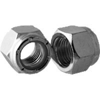Bague arr&ecirc;toir en nylon mince de s&eacute;rie lourde NTU pour &eacute;crou de blocage, 3/4"-10 dia, Zingu&eacute; Les Fournitures Industrielles Méga