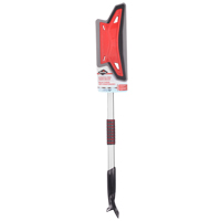Balai &agrave; neige anti&eacute;gratignures, T&eacute;lescopique, lame Mousse de CAV/E, 52" Longueur, Rouge Les Fournitures Industrielles Méga