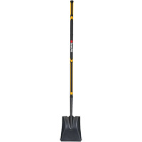 Pelle carr&eacute;e Pro, Fibre de verre, Lame Acier durci, Manche en Droit, Longueur 48" Les Fournitures Industrielles Méga