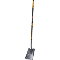 Pelle carr&eacute;e Pro, Fibre de verre, Lame Acier durci, Manche en Droit, Longueur 48" Les Fournitures Industrielles Méga