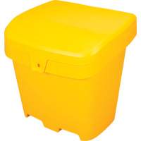Salt & Sand Storage Bins, With Hasp, 21" x 27" x 26", 4.24 cu. ft., Yellow Les Fournitures Industrielles Méga