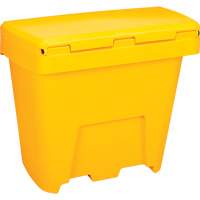 Salt & Sand Storage Bins, With Hasp, 21" x 27" x 26", 4.24 cu. ft., Yellow Les Fournitures Industrielles Méga