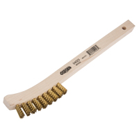 Petites brosses de nettoyage, Laiton, 2 x 9 rangs de fils, Longueur 8-5/8 Les Fournitures Industrielles Méga