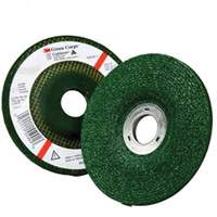 Green Corps Depressed Centre Wheel, 4-1/2" x 1/4", 7/8" Arbor, Aluminum Oxide, Type 27 Les Fournitures Industrielles Méga