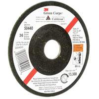 Green Corps Flexible Grinding Wheel, 4-1/2" x 1/8", 7/8" Arbor, Ceramic, Type 27 Les Fournitures Industrielles Méga