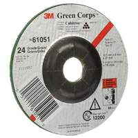 Meule flexible Green Corps, 5" x 1/4", Arbre 7/8", C&eacute;ramique, Type 1 Les Fournitures Industrielles Méga