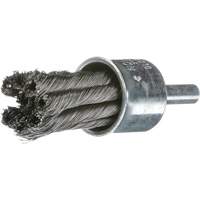 Knot Wire End Brush, 1" Dia., 0.02" Wire Dia., 1/4" Shank Les Fournitures Industrielles Méga