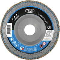 Long Life C-Trim Flap Disc, 4-1/2" x 7/8", Type 29, 80 Grit, Zirconium Les Fournitures Industrielles Méga