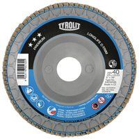 Heavy-Duty C-Trim Flap Disc, 6" x 7/8", Type 29, 40 Grit, Zirconium Les Fournitures Industrielles Méga