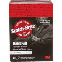 Scotch-Brite 7447 Hand Pads, Aluminum Oxide, 9" x 6", Very Fine Grit Les Fournitures Industrielles Méga