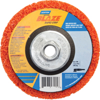 Blaze Rapid Strip Non-Woven Depressed Center Disc - 4-1/2", 4-1/2" Dia., Coarse Grit Les Fournitures Industrielles Méga