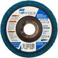 Vortex Non-Woven Disc, 4-1/2" Dia. x 1/2" W, 7/8" Arbor, Aluminum Oxide Les Fournitures Industrielles Méga