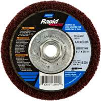 Rapid Blend Non-Woven Depressed Center Abrasive Disc, 4-1/2" Dia., 150-180 Grit, Aluminum Oxide Les Fournitures Industrielles Méga
