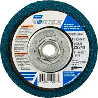Vortex Rapid Blend Non-Woven Depressed Center Abrasive Disc, 4-1/2" Dia., 100-120 Grit, Aluminum Oxide Les Fournitures Industrielles Méga