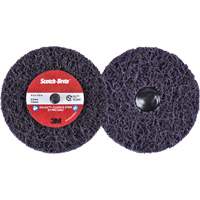 Disque  Clean and Strip  XT Pro Roloc Scotch-Brite, 4" dia., Grain Extra grossier, Carbure de silicium Les Fournitures Industrielles Méga