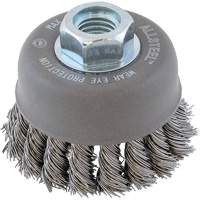 Brosse m&eacute;tallique ALLSTEEL, 3" dia. x 5/8"-11 arbre Les Fournitures Industrielles Méga