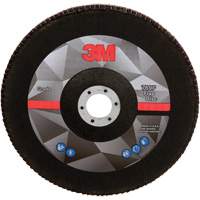 769F Quick Change Flap Disc, 7" x 5/8"-11, Type 27, 40+ Grit, Aluminum Oxide/Ceramic Les Fournitures Industrielles Méga