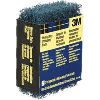 Heavy-Duty Stripping Pads, Aluminum Oxide, 3-1/2" x 5", Coarse Grit Les Fournitures Industrielles Méga