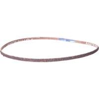 Courroie en toile pour ponceuse Metalite, 3/8" la x 13" lo, Oxyde d'aluminium, Grain Cors&eacute;/P80 Les Fournitures Industrielles Méga