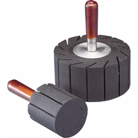 ACCESSOIRES POUR BANDES SPIRALES-MEULES &agrave; EXTENSION DIAM&eacute;TRALE FENDUE EN CAOUTCHOUC Les Fournitures Industrielles Méga