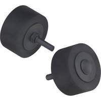 2" x 1" x 1/4" Rubber Cushion Polishing Wheel 45129 Les Fournitures Industrielles Méga