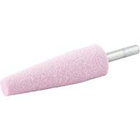 Vitrified Bond Mounted Point, A1, Aluminum Oxide, 3/4" Dia., 2-1/2" L, 80 Grit Les Fournitures Industrielles Méga
