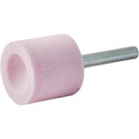 Meule mont&eacute;e vitrifi&eacute;e, A38, Oxyde d'aluminium, 1" dia., 1" lo, 80 Grain Les Fournitures Industrielles Méga