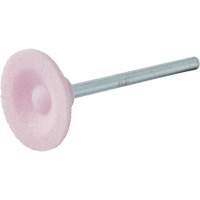 Meule mont&eacute;e vitrifi&eacute;e, B81, Oxyde d'aluminium, 3/4" dia., 3/16" lo, 80 Grain Les Fournitures Industrielles Méga