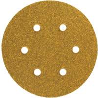 Gold Reserve A296 Paper Hook & Loop Vacuum Disc, 5" Dia., P220/Fine Grit, Aluminum Oxide, C-Weight Les Fournitures Industrielles Méga