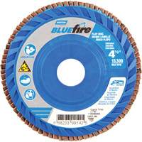 BlueFire&reg; Medium Grade Flap Disc, 4-1/2" x 7/8", Type 27, 60 Grit, Zirconia Alumina Les Fournitures Industrielles Méga