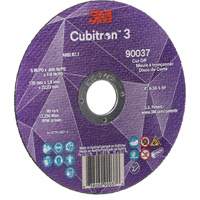 Cubitron 3 Cut-Off Wheel, 5" x 0.045", 7/8" Arbor, Type 1, Ceramic, 12250 RPM Les Fournitures Industrielles Méga
