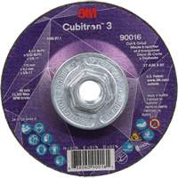 Cubitron 3 Cut & Grind Wheel, 4-1/2" x 5/32", 5/8"-11 Arbor, Type T27, 36+ Grit, Ceramic Les Fournitures Industrielles Méga