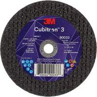 Cubitron 3 Cut-Off Wheel, 4" x 0.035", 3/8" Arbor, Type T1, Ceramic, 21000 RPM Les Fournitures Industrielles Méga