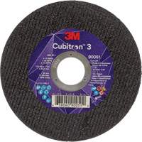 Cubitron 3 Cut-Off Wheel, 4-1/2" x 0.04", 7/8" Arbor, Type T1, Ceramic, 13300 RPM Les Fournitures Industrielles Méga
