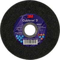 Disque de coupe Cubitron 3, 5" x 9/32", Arbre de 3/8", Type 41 Les Fournitures Industrielles Méga
