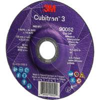 Meule &agrave; tronçonner Cubitron 3, 5" x 0,04", Arbre de 7/8", Type 27, C&eacute;ramique, 60 Tr/min Les Fournitures Industrielles Méga